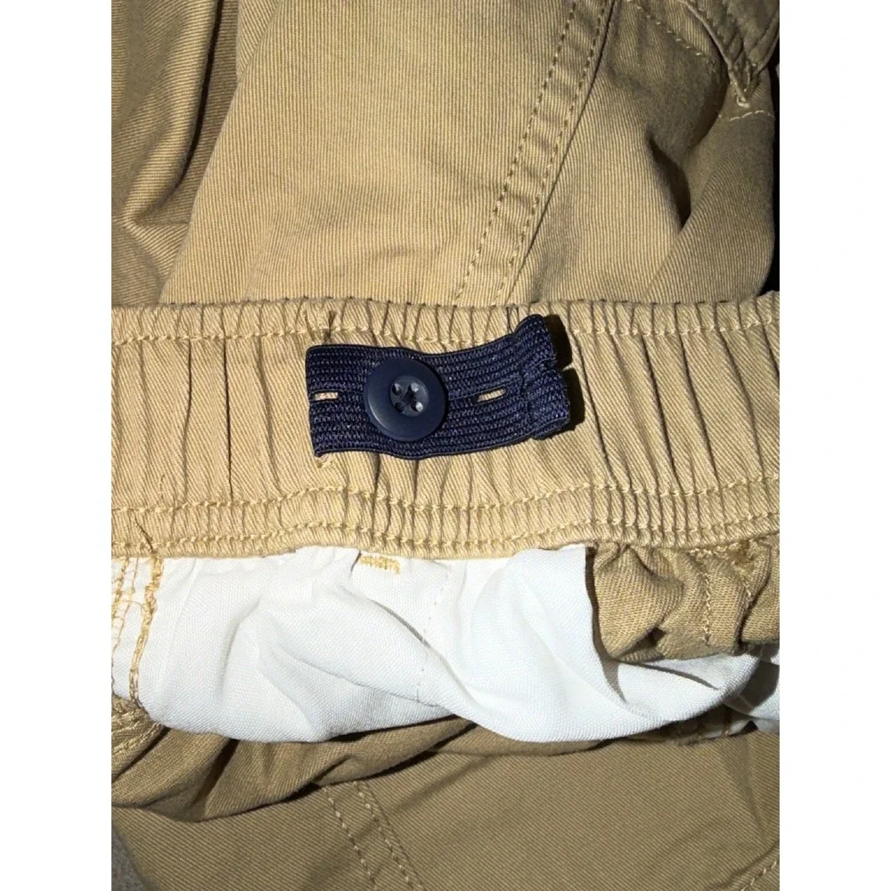 The Children's Place Kids Khaki Cargo Pants Elastic Waist, Size 4, NWT‎
